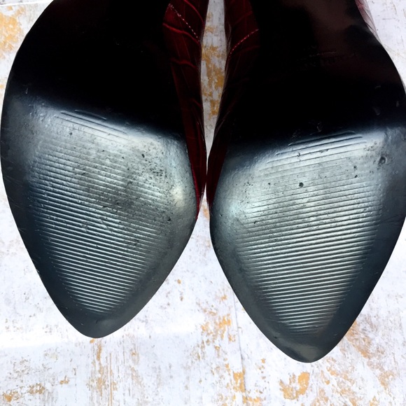 VS Colin Stuart Snakeskin Platform Pumps - Picture 7 of 8